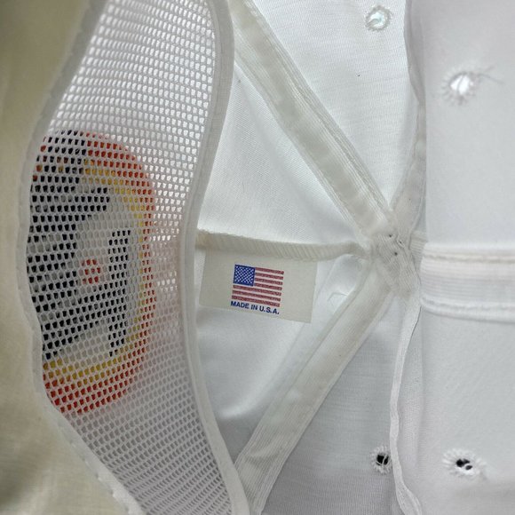 TIDE White Rope Hat Vintage Old Stock Embroidered - Picture 4 of 4